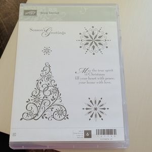 Stampin Up- Snow Swirled stamp set